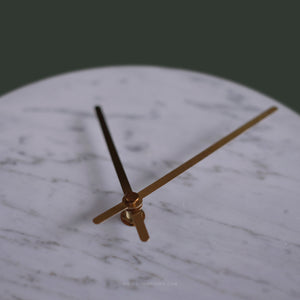 (SAMPLE) Marble Clock White