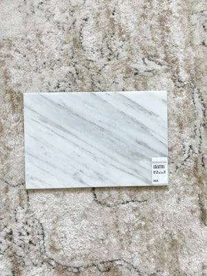 (DISPLAY SAMPLE) White Rectangular Marble Board(New Small)
