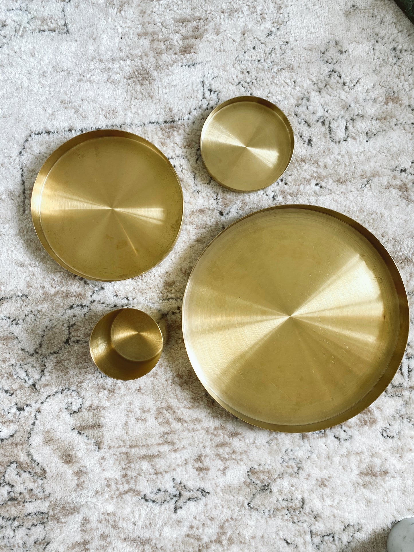 (DISPLAY SAMPLE) Brass Tray Large